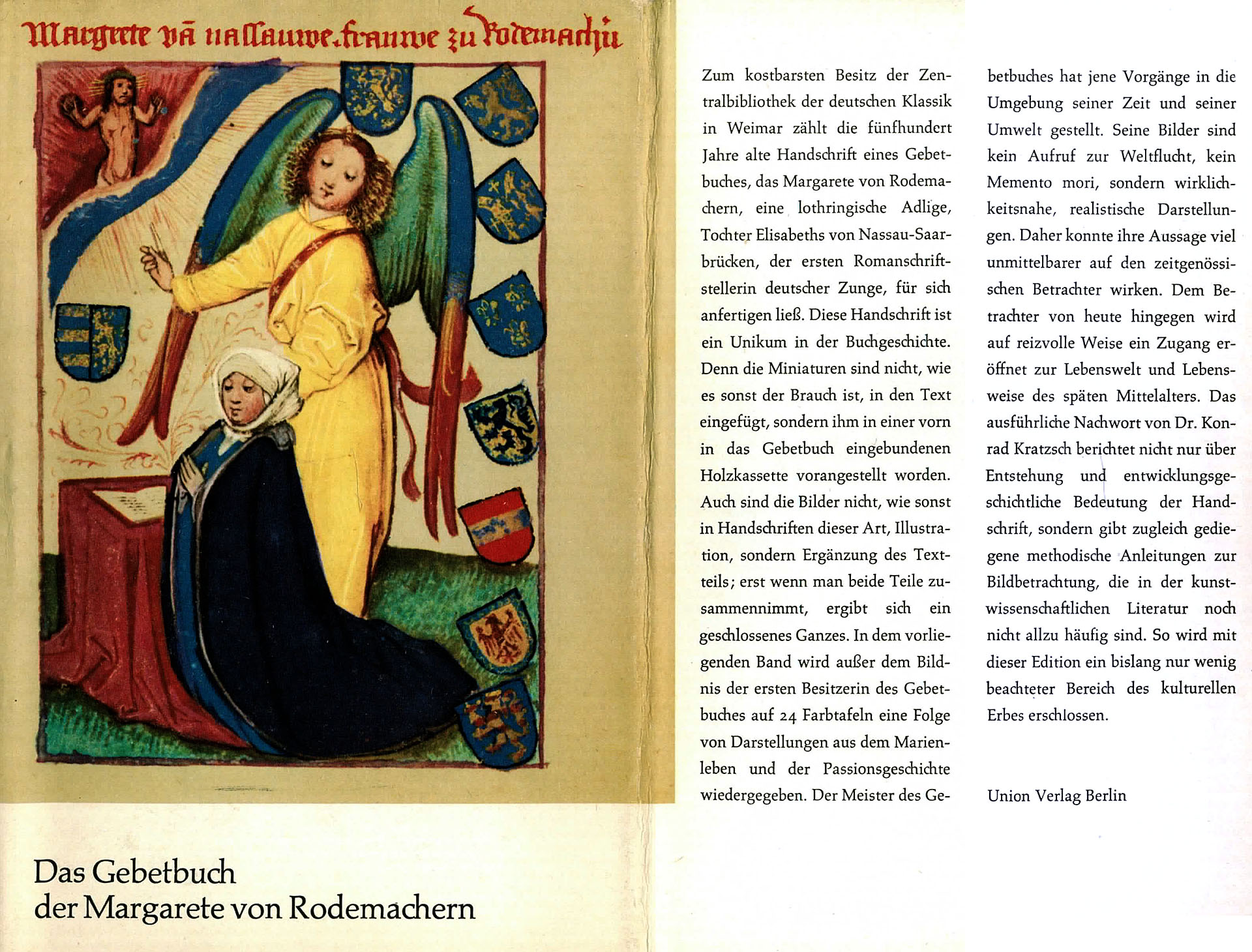 Das Gebetbuch der Margarete von Rodemachern - Kratzsch, Konrag